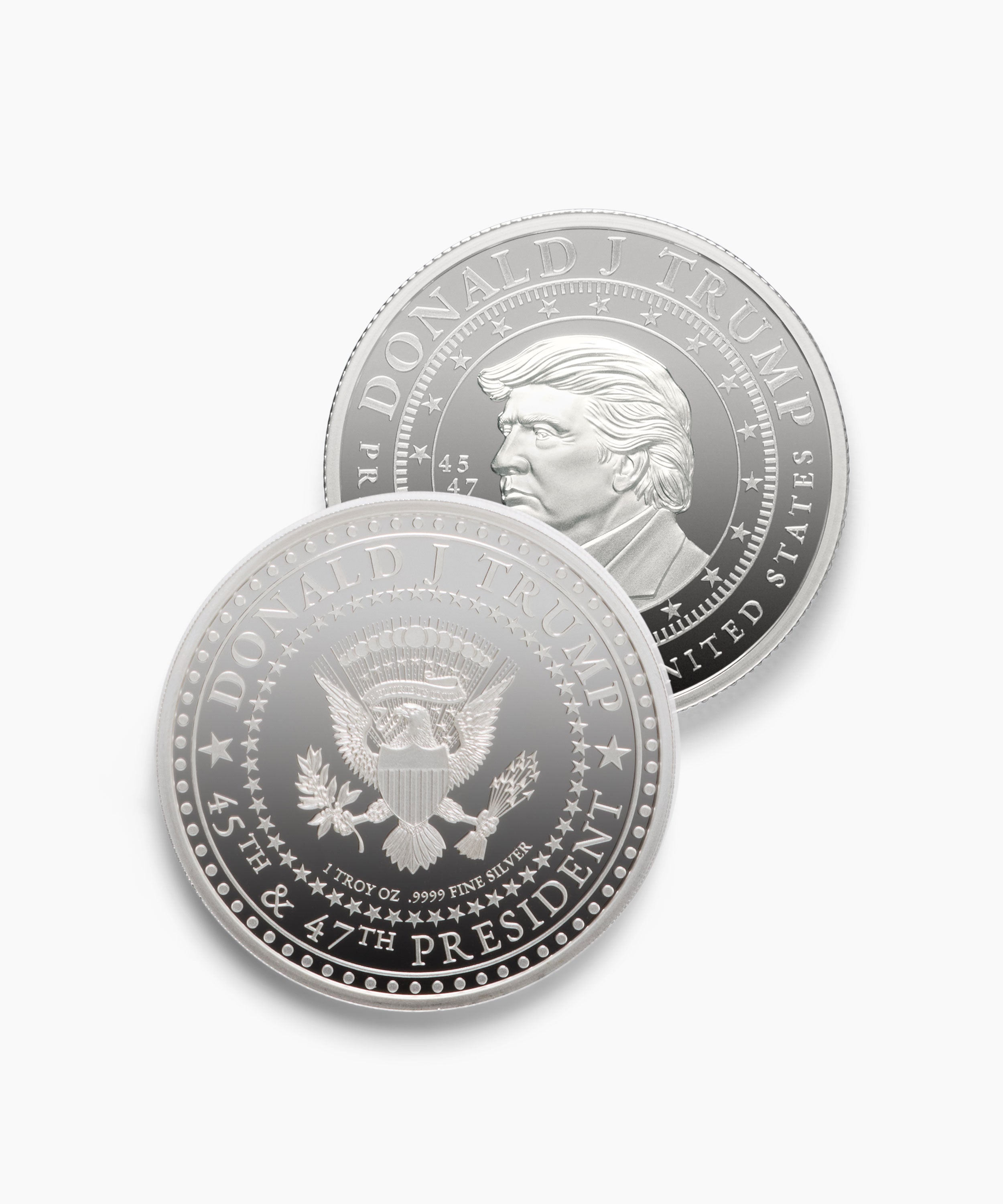 1oz President Trump Second Edition Silver Medallion – Trump Coins