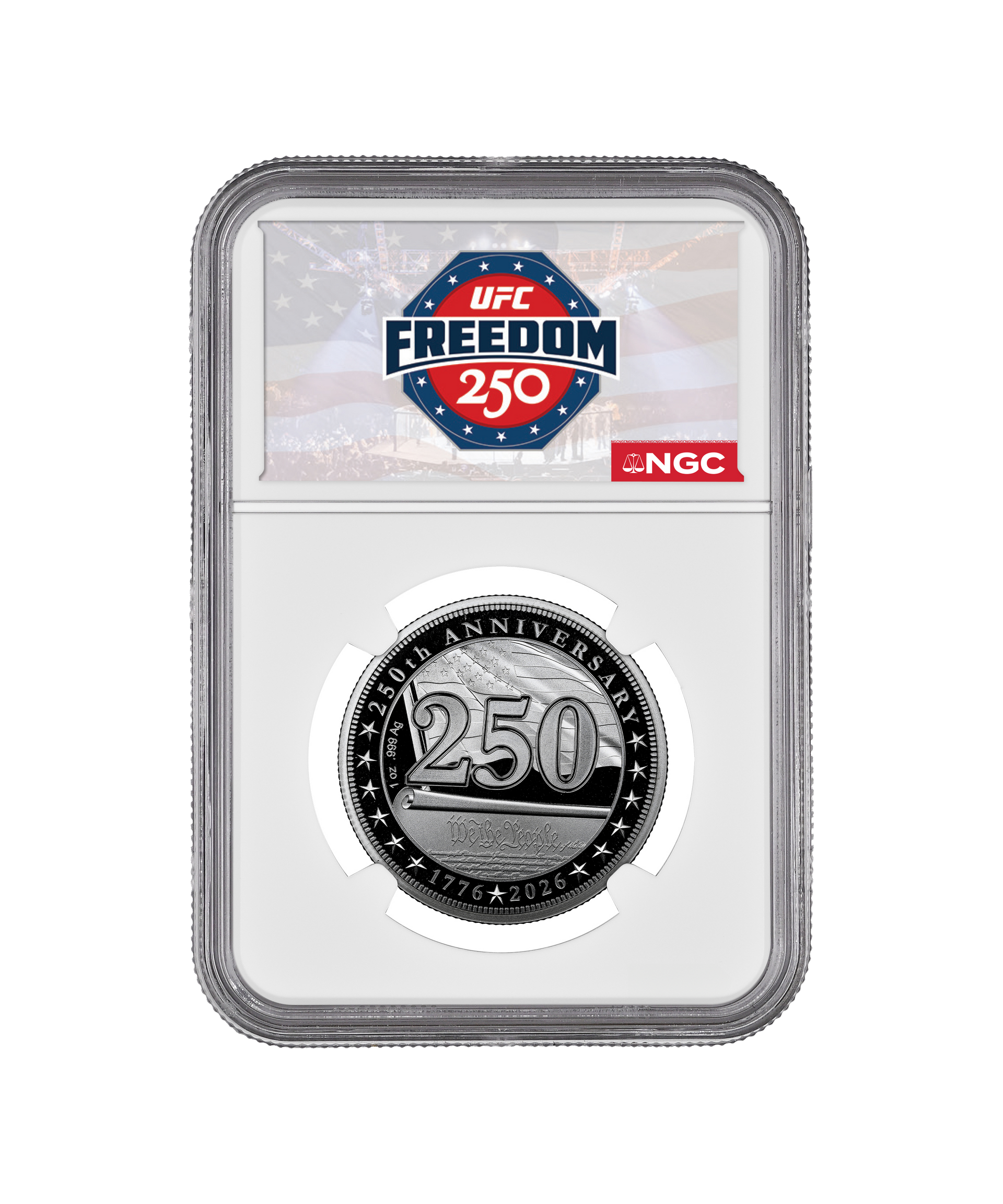 1 oz PF70 Trump Coins x UFC Silver Medallion