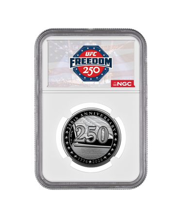 1 oz PF70 Trump Coins x UFC Silver Medallion
