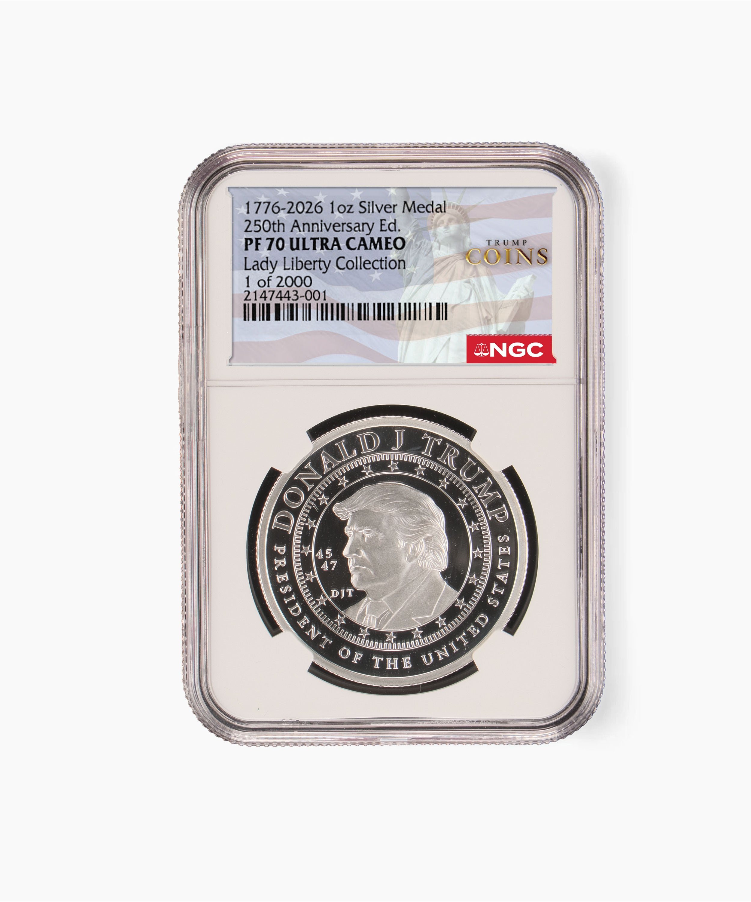 1oz PF70 President Trump 