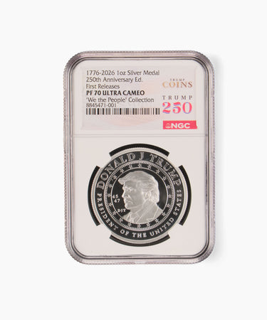 1oz PF70 President Trump "We The People" Silver Medallion