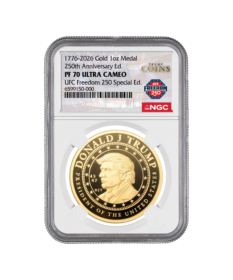 1oz PF70 President Trump Second Edition Gold Medallion – Trump Coins
