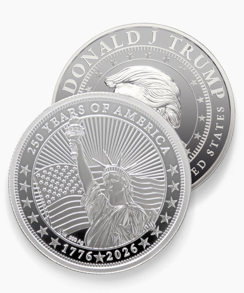 5 oz Trump Lady Liberty Silver Medallion | Trump Coins