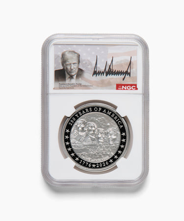 1oz PF70 President Trump "Founder's Resolve" Silver Medallion