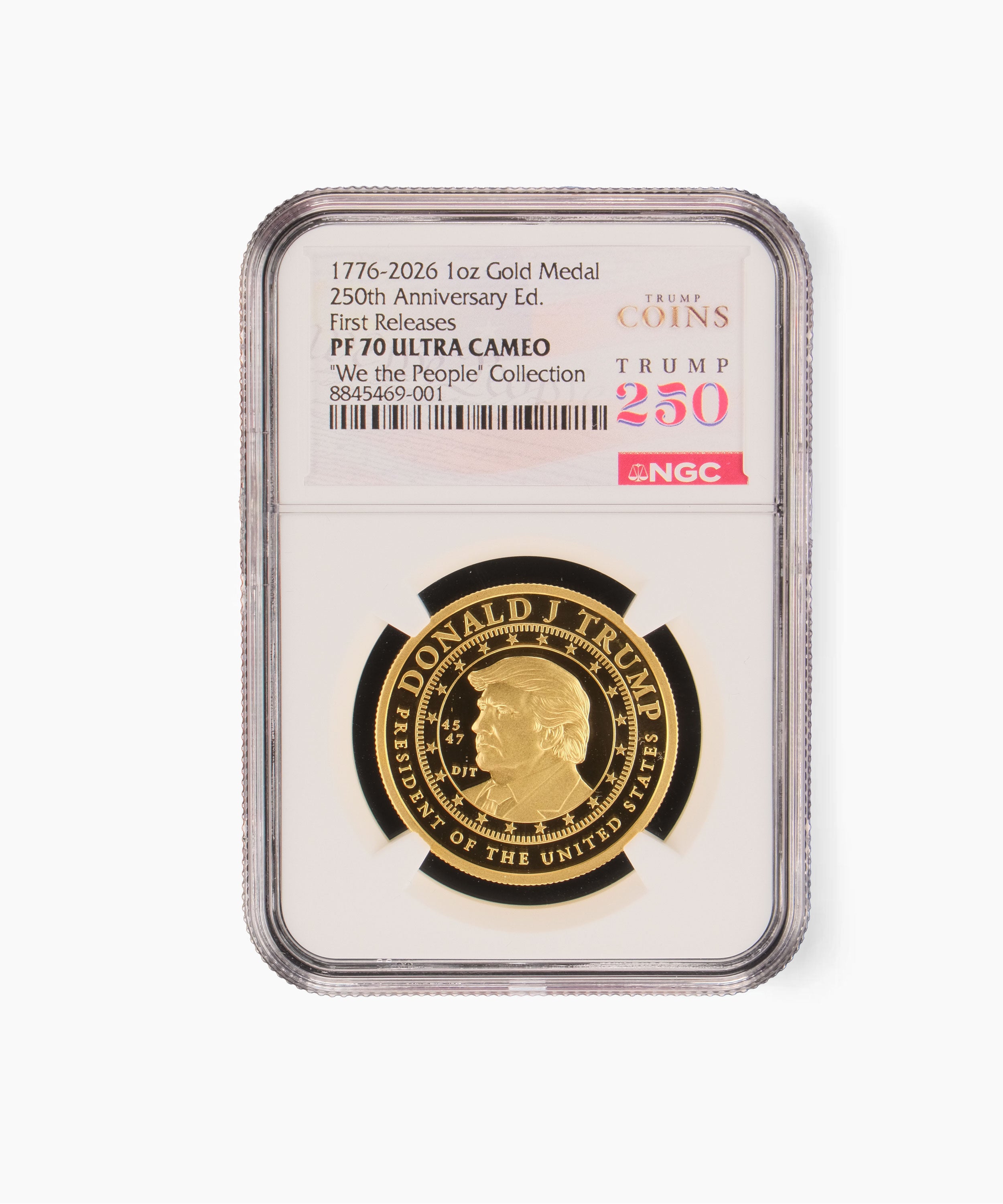 1/10th oz PF70 President Trump 