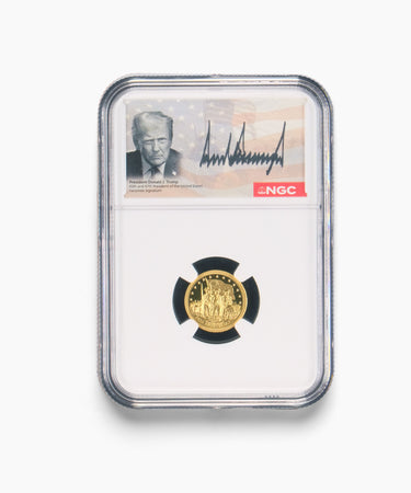1/10oz PF70 President Trump "Patriot's Stand" Gold Medallion