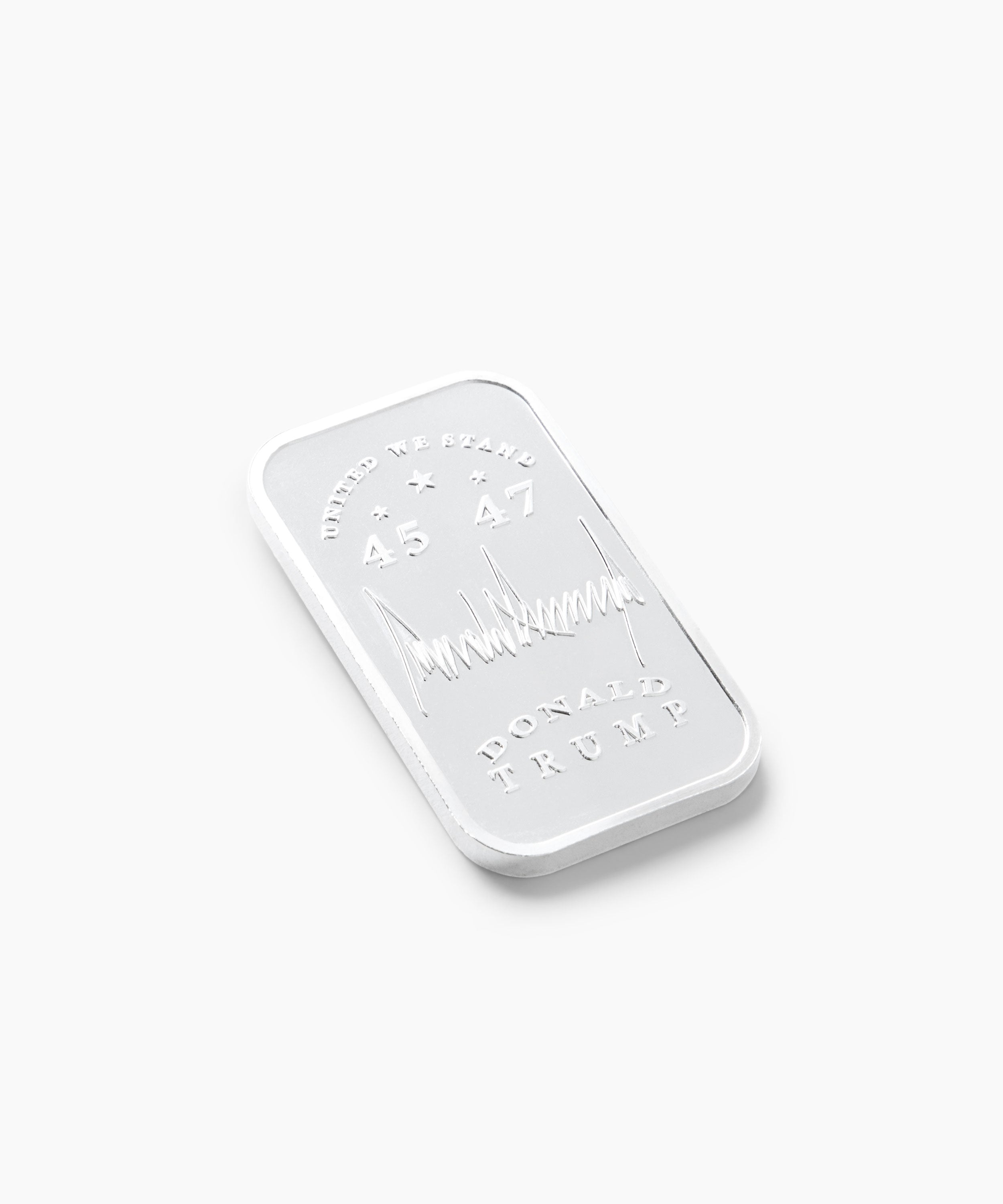 1oz Coat Of Arms Silver Bullion Bar – Trump Coins