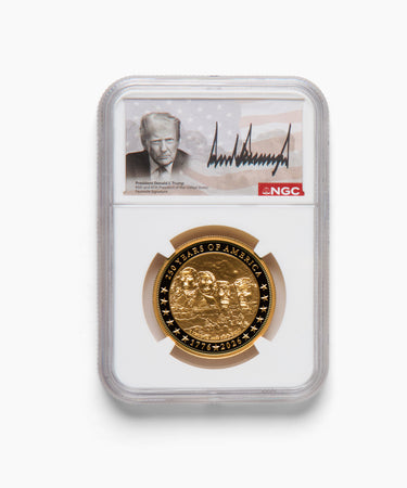 1oz PF70 President Trump "Founder's Resolve" Gold Medallion