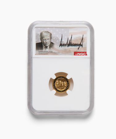 1/10oz PF70 President Trump "Founder's Resolve" Gold Medallion
