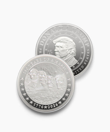 1oz President Trump "Founder's Resolve" Silver Medallion