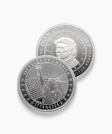 1oz President Trump "Lady Liberty" Silver Medallion