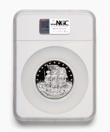 5oz PF70 President Trump "Patriot's Stand" Silver Medallion