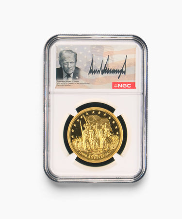 1oz PF70 President Trump "Patriot's Stand" Gold Medallion