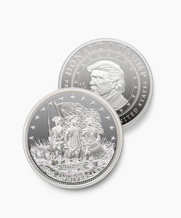 1oz President Trump "Patriot's Stand" Silver Medallion