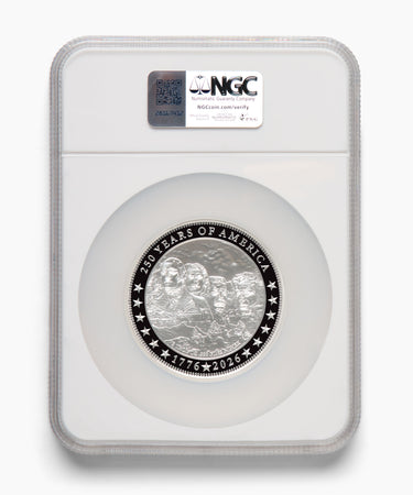 5oz PF70 President Trump "Founder's Resolve" Silver Medallion