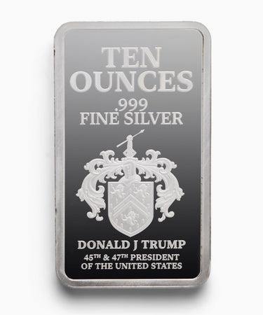 10oz Coat Of Arms Silver Bullion Bar