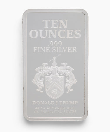 10oz Coat Of Arms Silver Bullion Bar