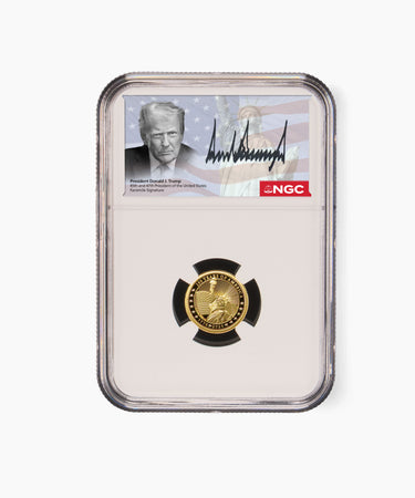 1/10oz PF70 President Trump "Lady Liberty " Gold Medallion