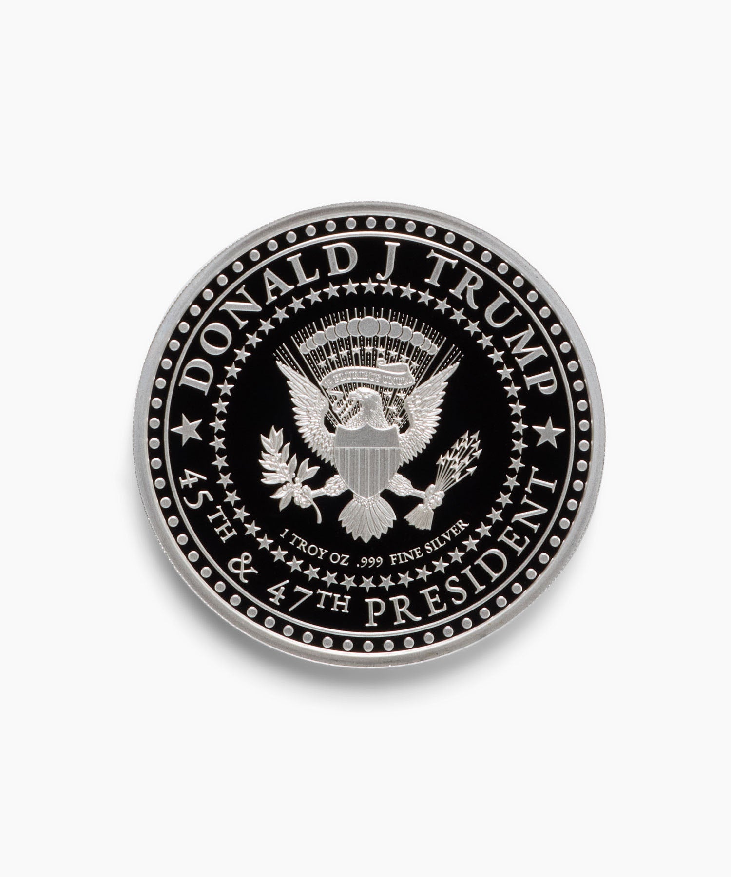 1oz President Trump Second Edition Silver Medallion – Trump Coins