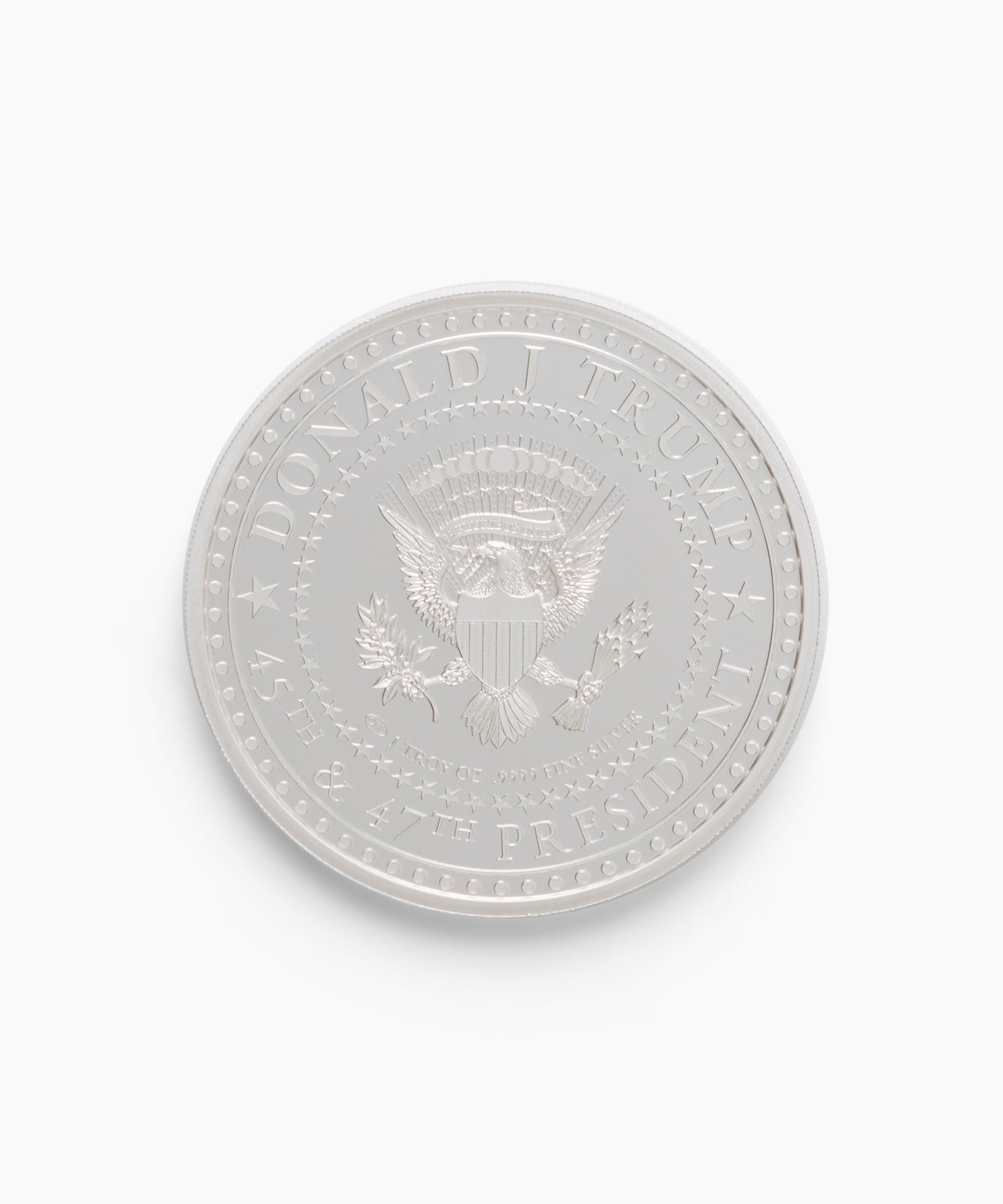 1oz President Trump Second Edition Silver Medallion – Trump Coins