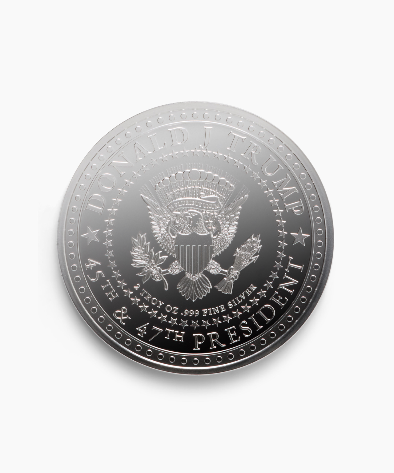 2oz President Trump Second Edition Silver Medallion – Trump Coins