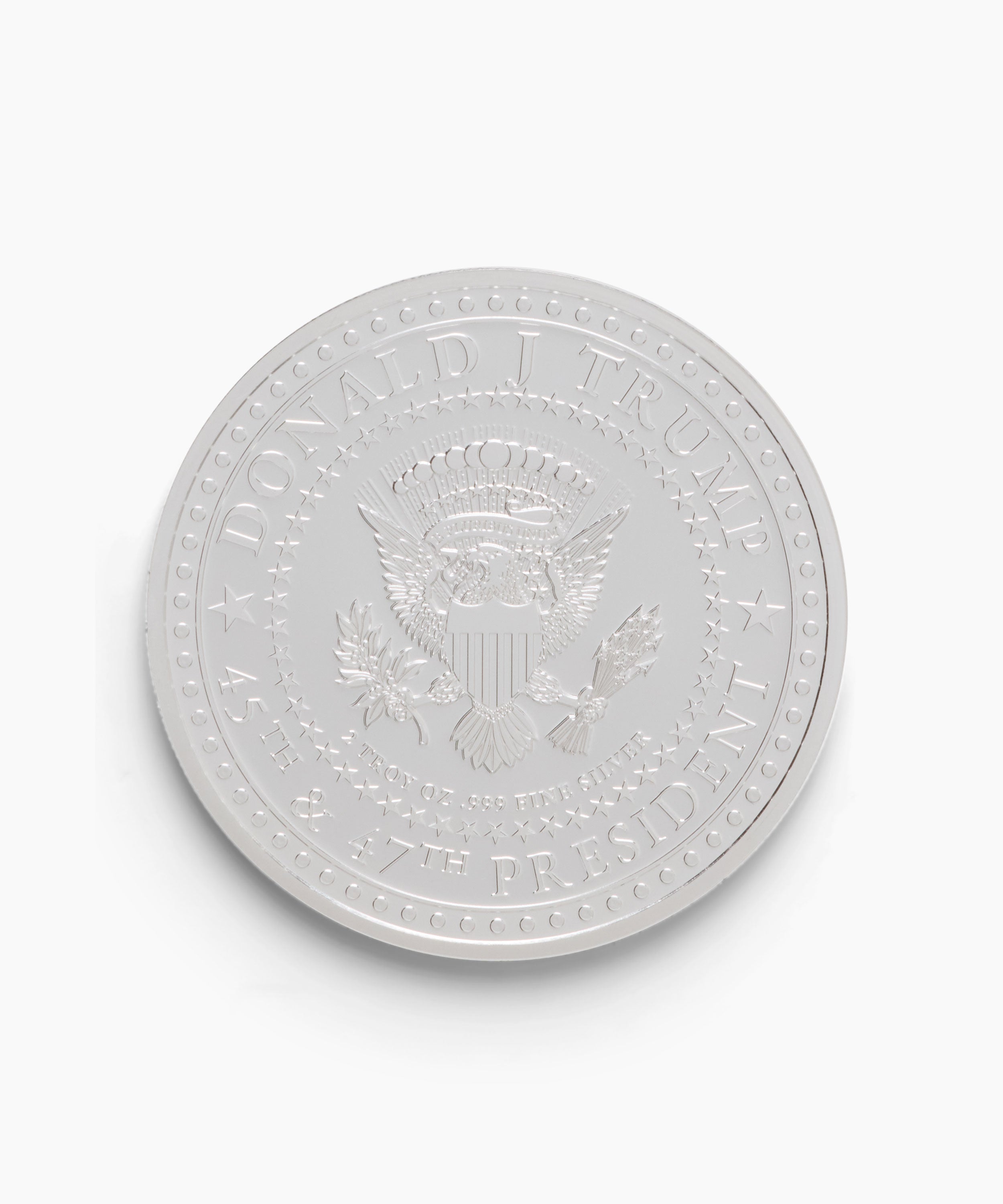 2oz President Trump Second Edition Silver Medallion – Trump Coins