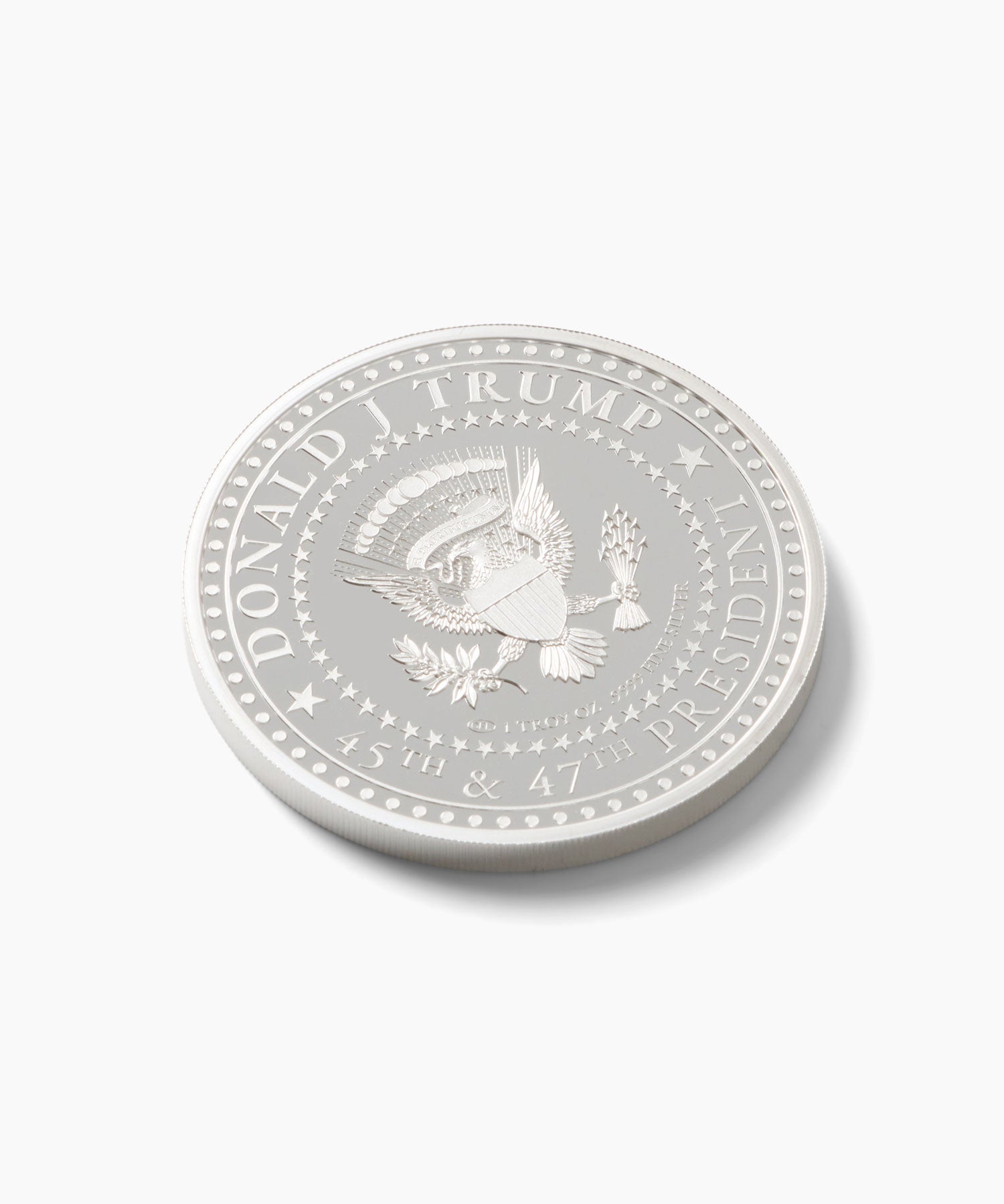 1oz President Trump Second Edition Silver Medallion – Trump Coins