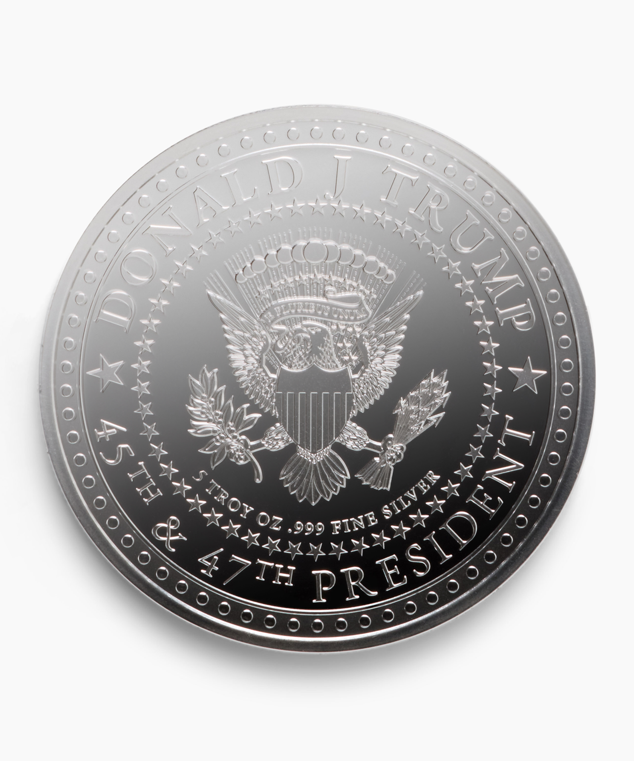 5oz President Trump Second Edition Silver Medallion – Trump Coins