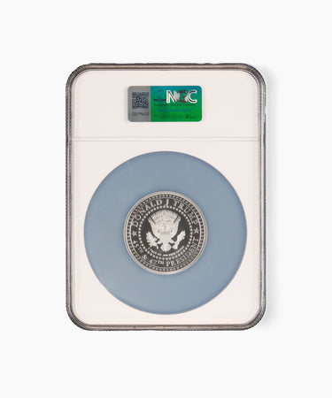2 oz PF70 President Trump Second Edition Silver Medallion