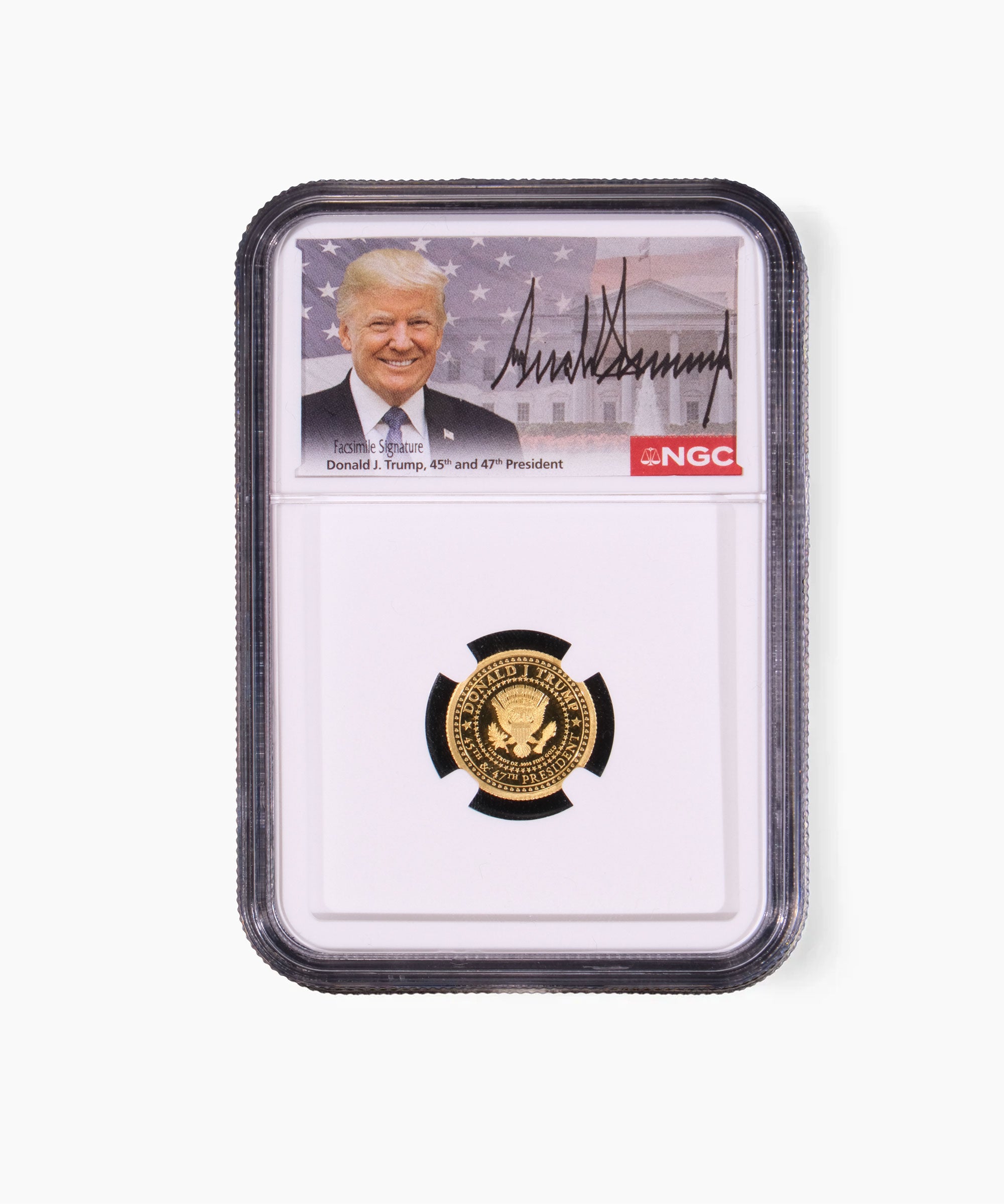 1/10th oz President Trump Second Edition Gold Medallion – Trump Coins