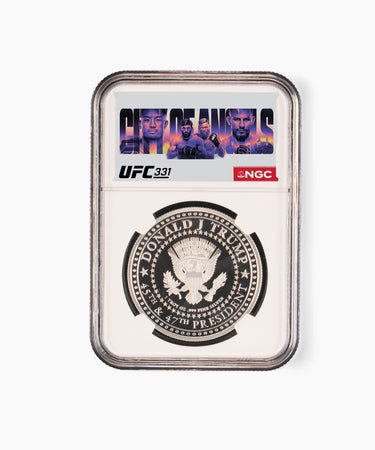 1 oz PF70 Trump Coins x UFC 331 Silver Medallion