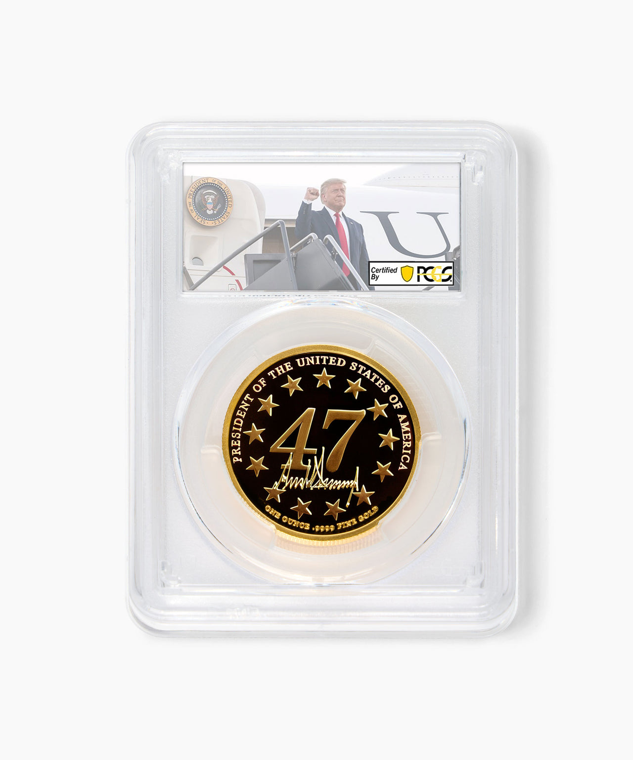 President Trump Victory Gold Medallion (Certified)