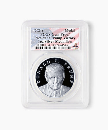 President Trump Victory Silver Medallion (Certified)
